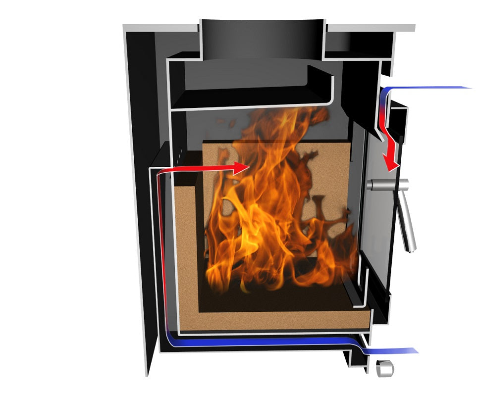 Saltfire ST1 Vision (with painted door option) DEFRA Approved Wood Burning Ecodesign Stove