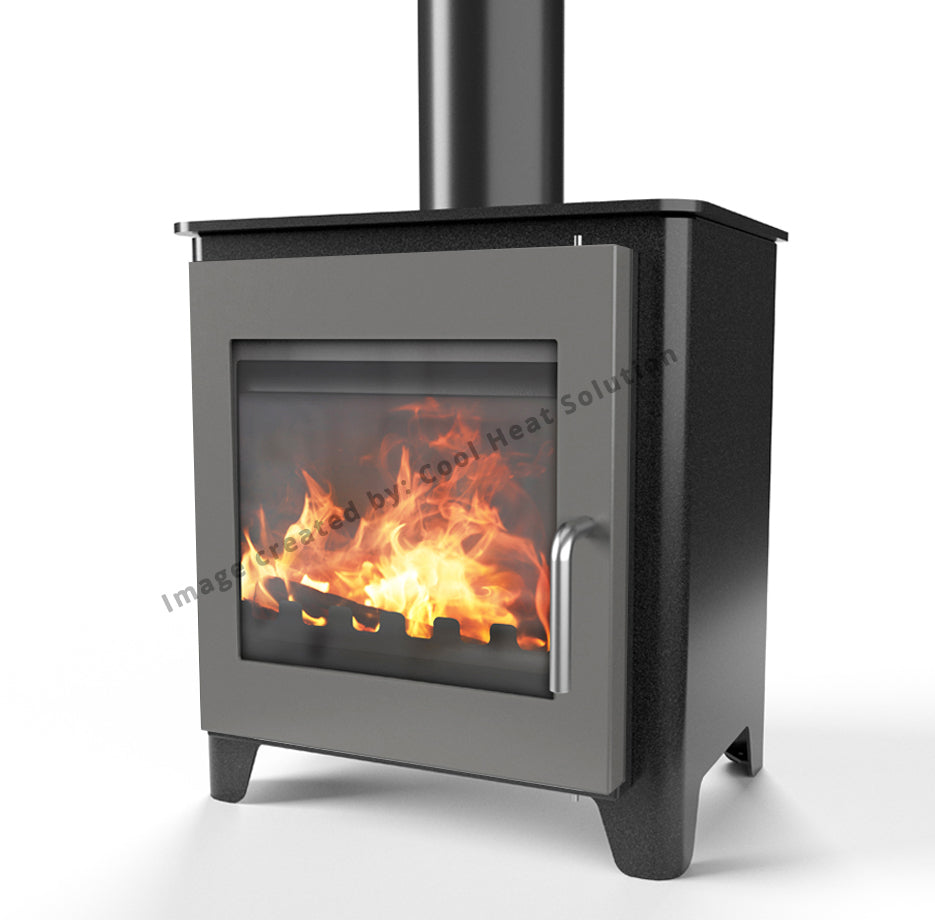 Saltfire ST1 Vision (with painted door option) DEFRA Approved Wood Burning Ecodesign Stove