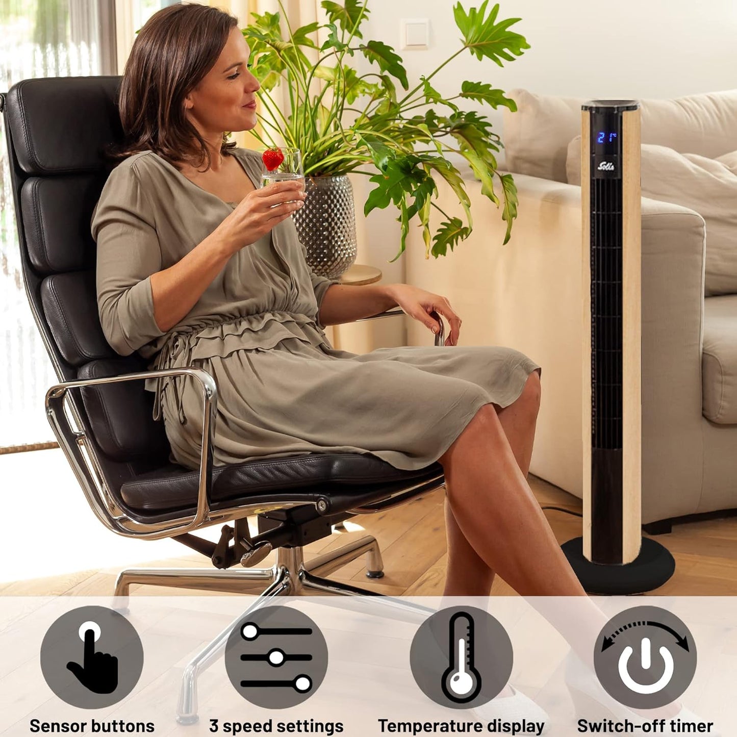 Solis Easy Breezy Tower Fan