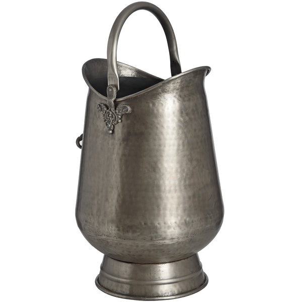 Hill Interiors, Antique Pewter Coal Bucket