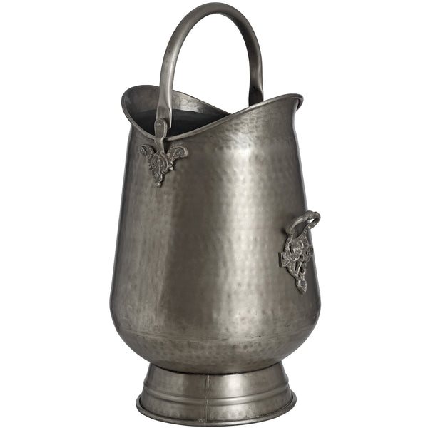 Hill Interiors, Antique Pewter Coal Bucket