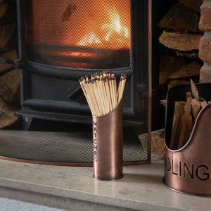 Hill Interiors, Logs and Kindling Buckets & Matchstick Holder