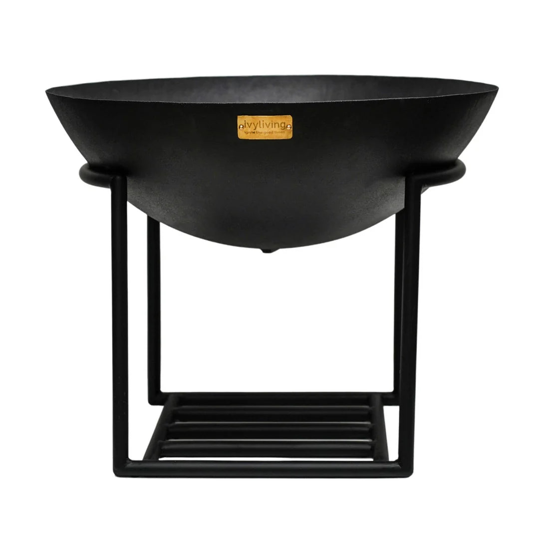 Ivyline, Outdoor Cast Iron Firebowl on Stand