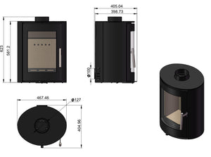 Woodford Charlton EcoDesign Freestanding Stove