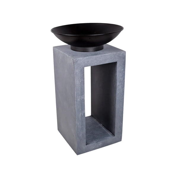 Ivyline, Firebowl Metal on Square Console