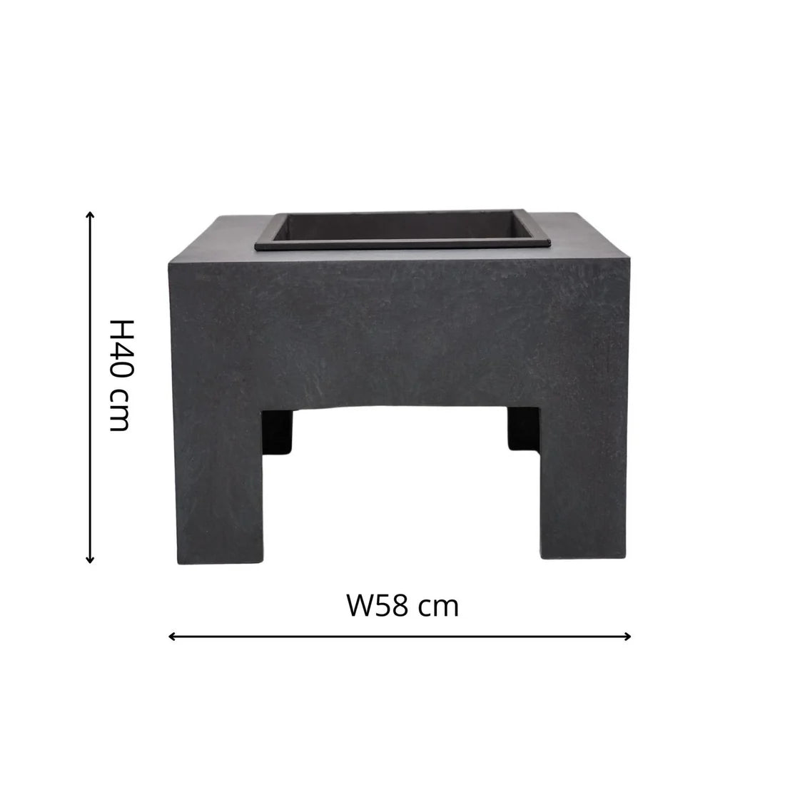 Ivyline, Square Fire Pit & Square Console