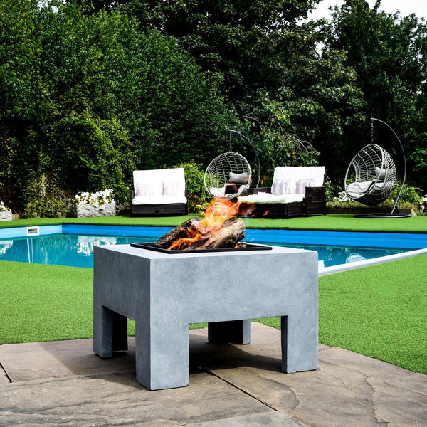 Ivyline, Square Fire Pit & Square Console