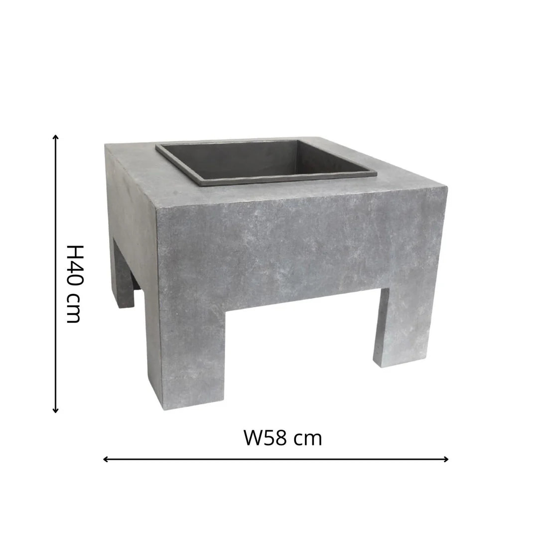 Ivyline, Square Fire Pit & Square Console