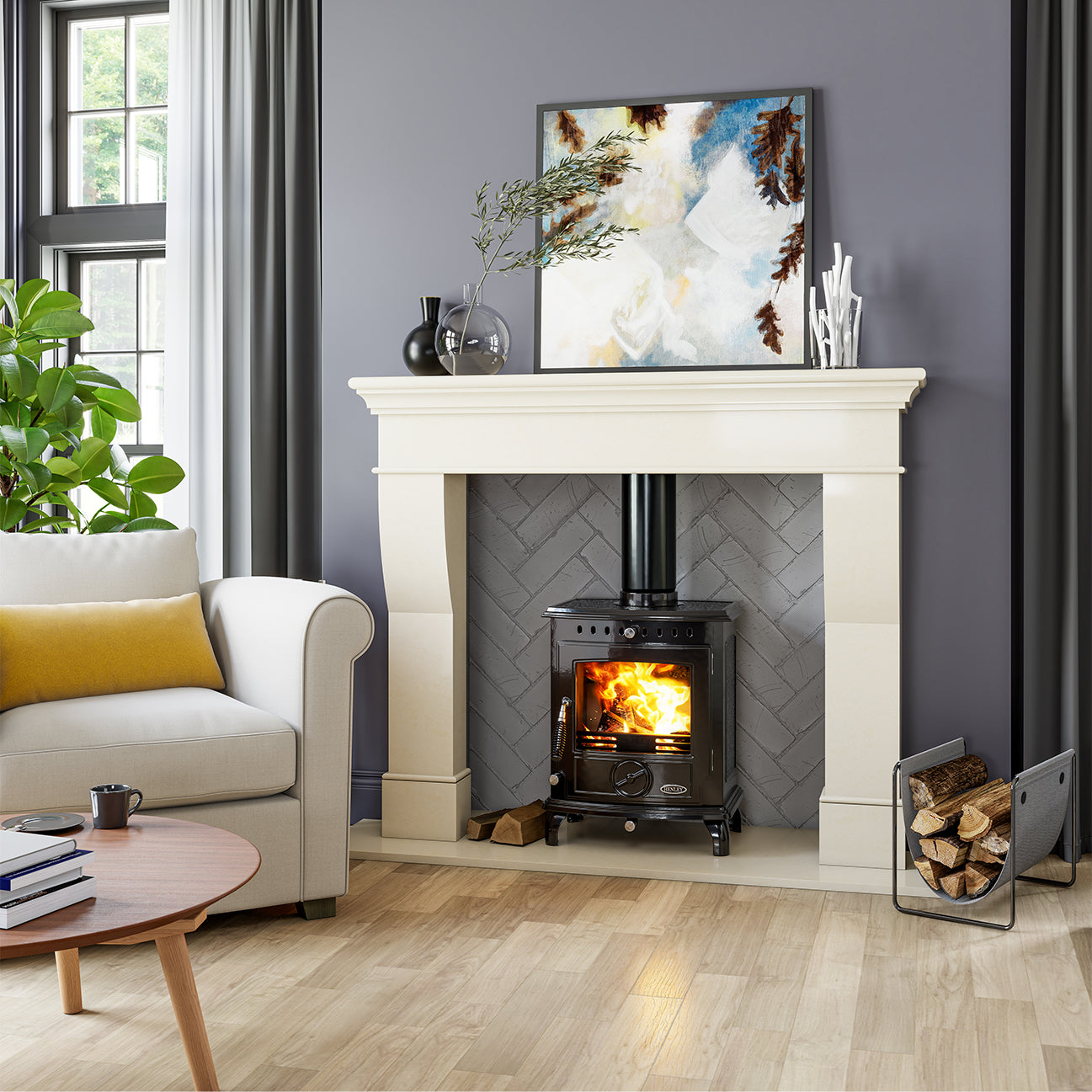 Henley Stoves, Aran 5kW Eco Multi-Fuel Stove