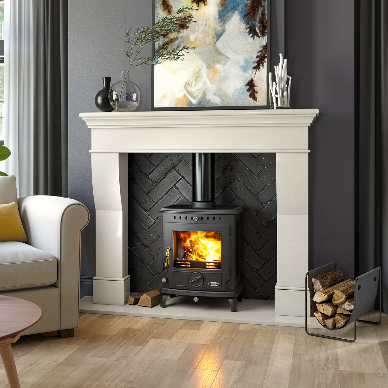 Henley Stoves, Aran 5kW Eco Multi-Fuel Stove