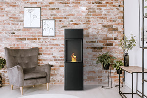 Arcticon, Freestanding BEV Fireplace | Planika