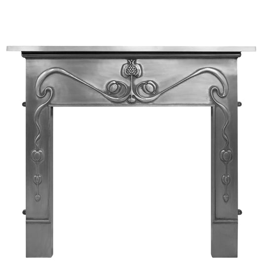 Art Nouveau Cast Iron Fireplace Surround | Carron