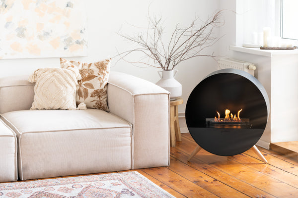 Planika Bubble Wall & Floor Freestanding Fireplace