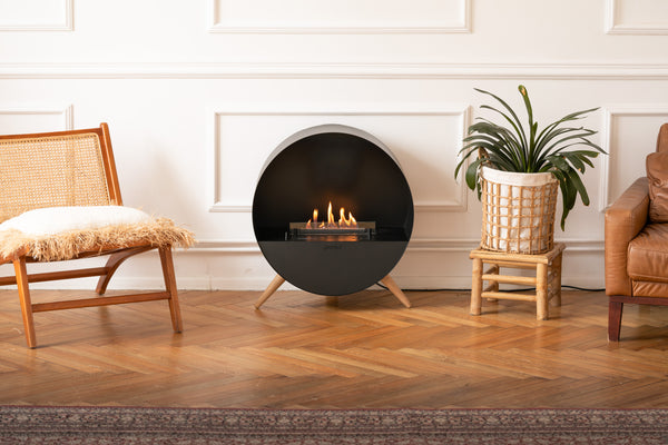 Planika Bubble Wall & Floor Freestanding Fireplace