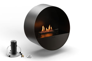 Planika Bubble Wall & Floor Freestanding Fireplace