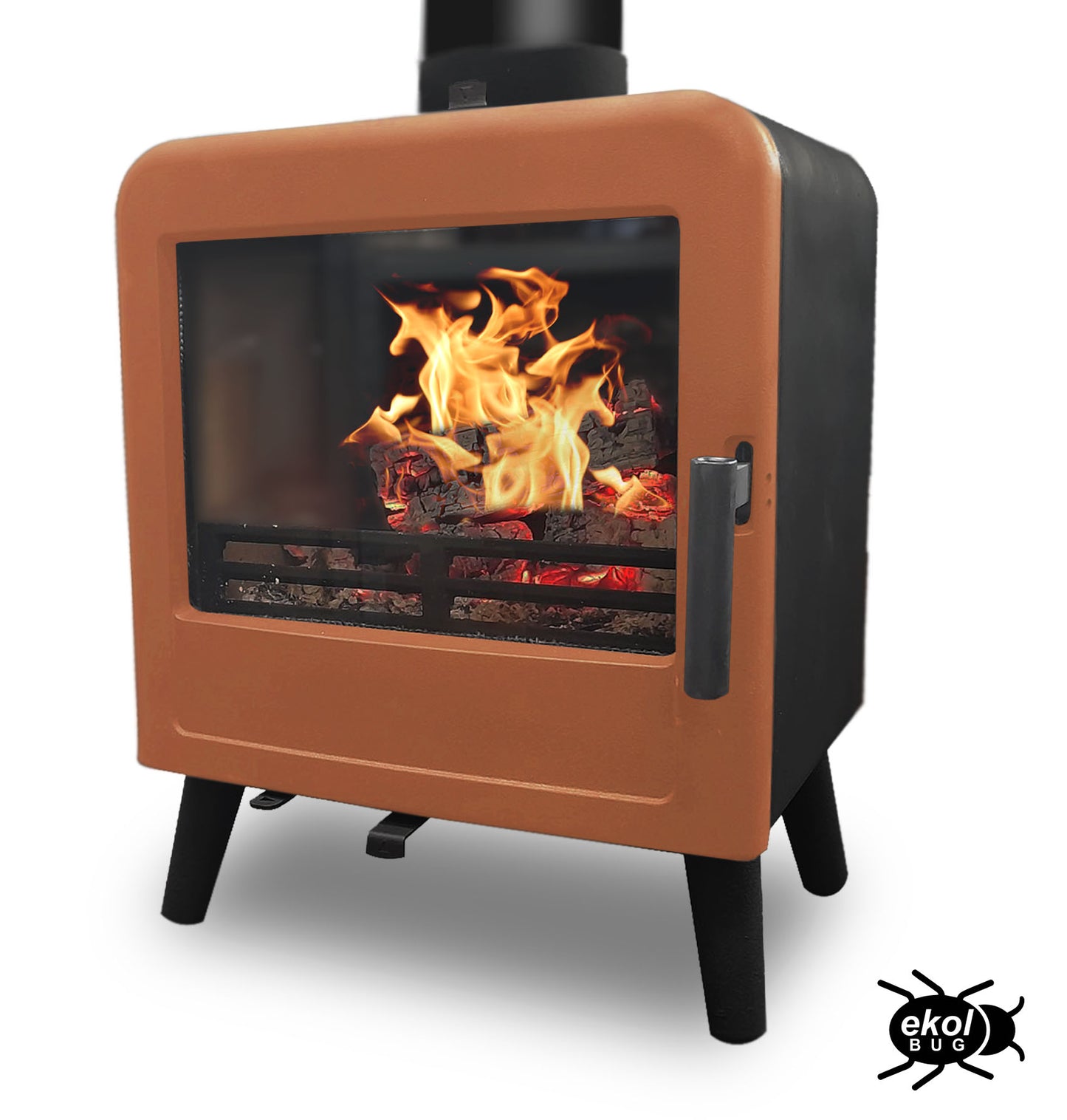 Ekol Bug (with painted door option)  Multi Fuel / Wood Burning Stove