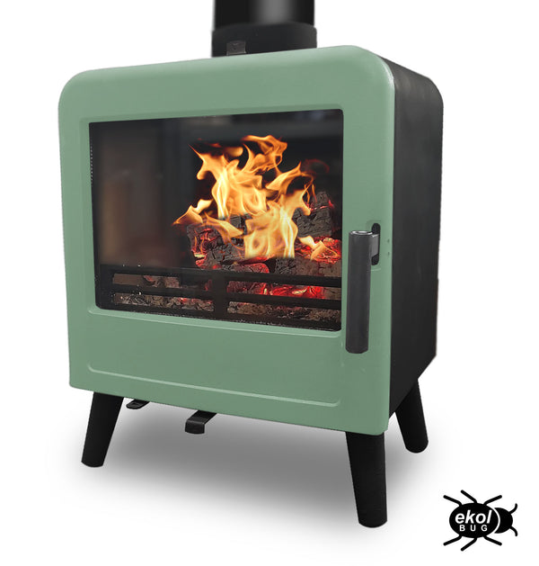 Ekol Bug (with painted door option)  Multi Fuel / Wood Burning Stove