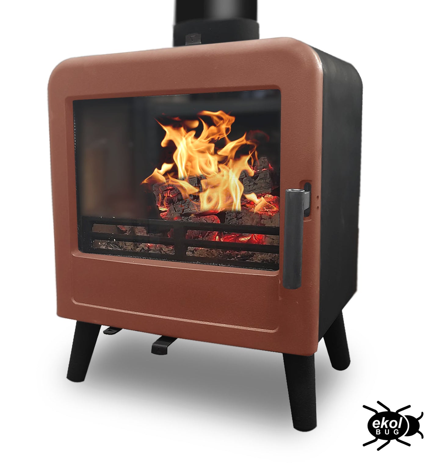 Ekol Bug (with painted door option)  Multi Fuel / Wood Burning Stove