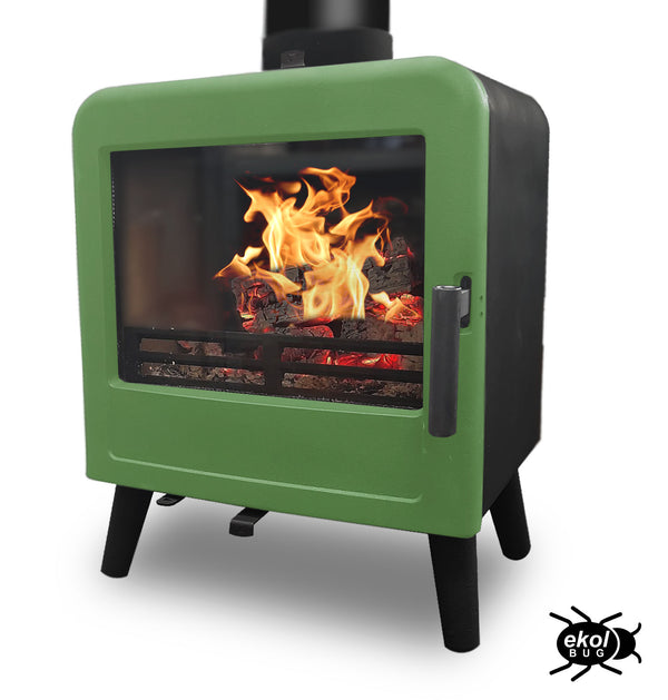 Ekol Bug (with painted door option)  Multi Fuel / Wood Burning Stove