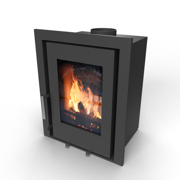 Saltfire CS5 Inset Stove | 5kW Multi-Fuel Fireplace Heater