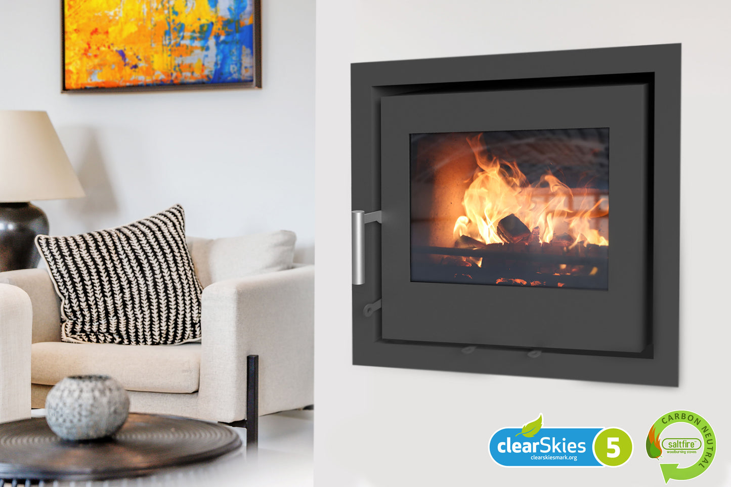 Saltfire CS7 Inset Stove