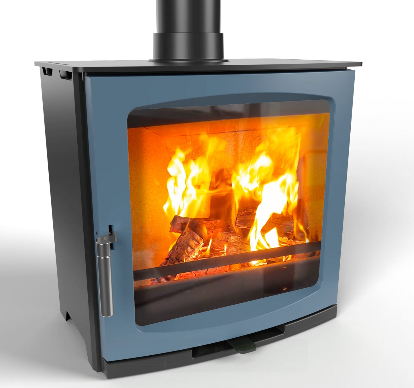 Ekol Edge 5kW Wood Burning Ecodesign Stove (with painted door option)