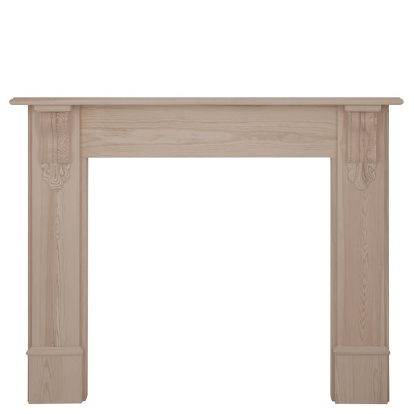 Edinburgh Corbel Wooden Fireplace Surround | Carron