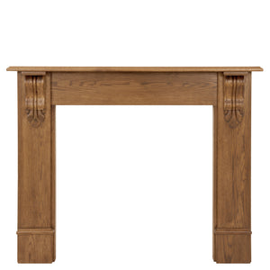 Edinburgh Corbel Wooden Fireplace Surround | Carron