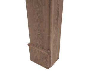 Edinburgh Corbel Wooden Fireplace Surround | Carron