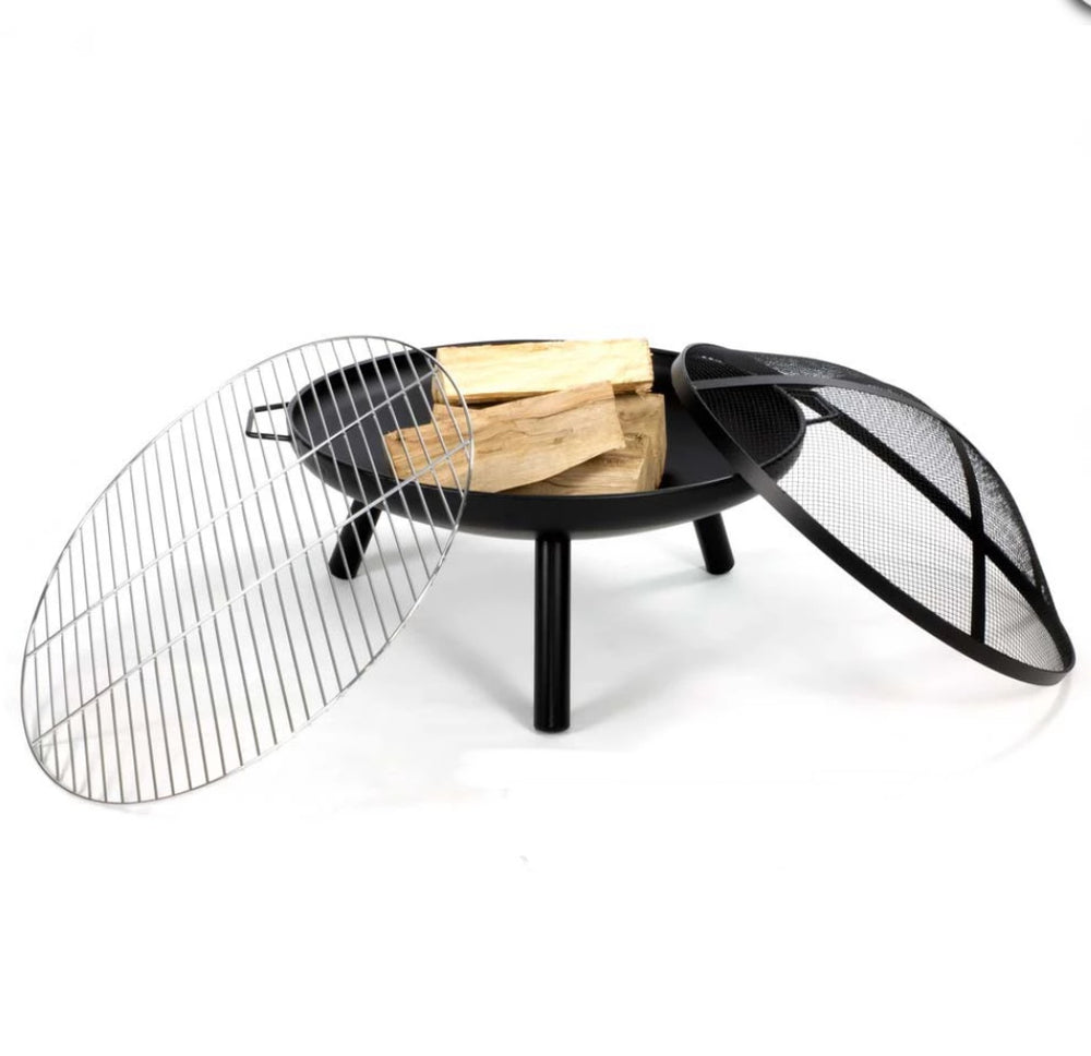 Cach Fires Dubai Fire Pit with Grill | Outdoor Cooking & Warmth