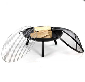 Cach Fires Dubai Fire Pit with Grill | Outdoor Cooking & Warmth