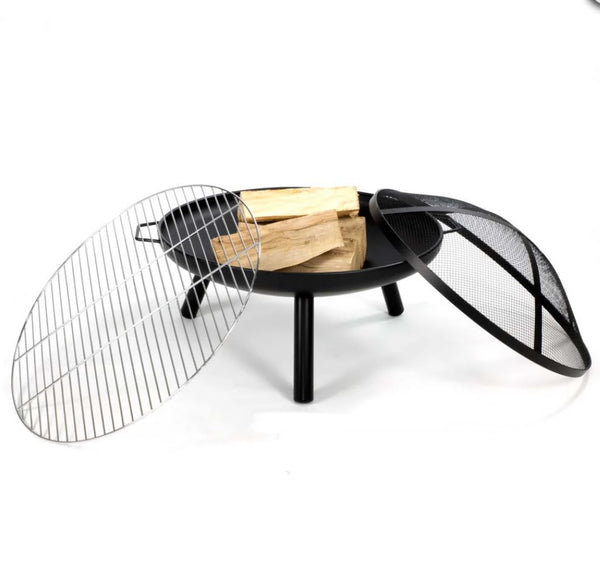 Cach Fires Dubai Fire Pit with Grill | Outdoor Cooking & Warmth