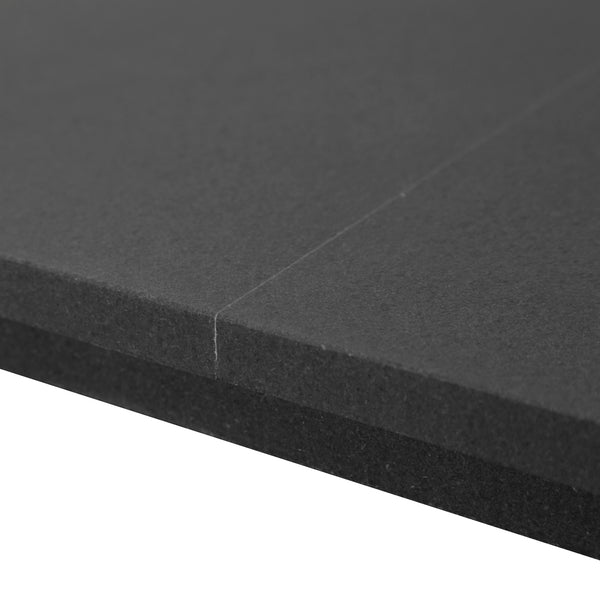 Honed Black Granite Hearth 4 Piece | Carron