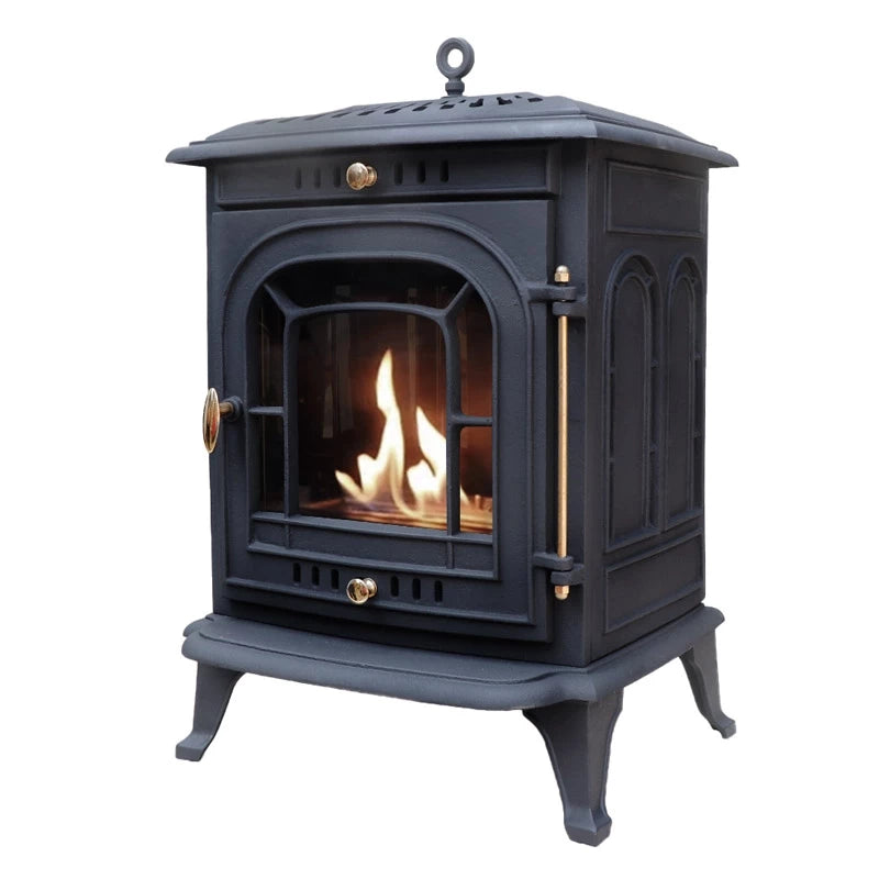 ScandiFlames Altar Bioethanol Fireplace | Cast Iron Heater