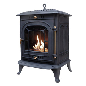 ScandiFlames Altar Bioethanol Fireplace | Cast Iron Heater