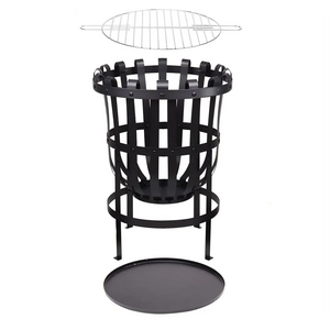 Cach Fires Jordan Fire Basket with Grill | Cozy Outdoor Evenings