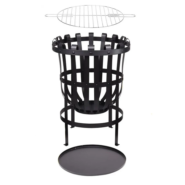 Cach Fires Jordan Fire Basket with Grill | Cozy Outdoor Evenings