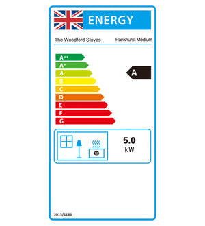 Woodford Pankhurst 5kW Wood Burning Ecodesign Stove
