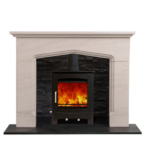 Woodford Portuguese Limestone Kildare Fireplace Surround