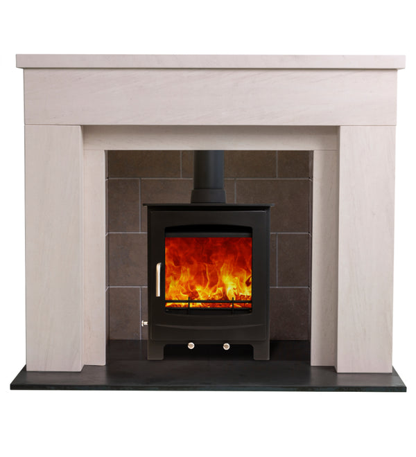 Woodford Portuguese Limestone Sutton Fireplace Surround