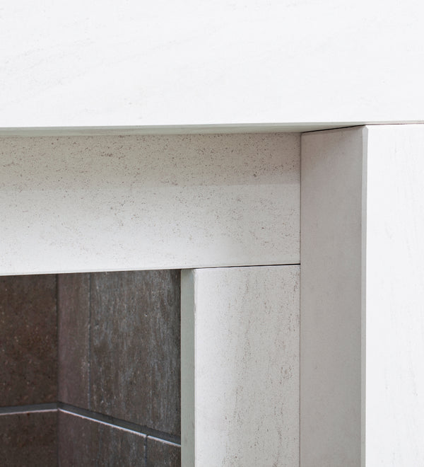Woodford Portuguese Limestone Sutton Fireplace Surround