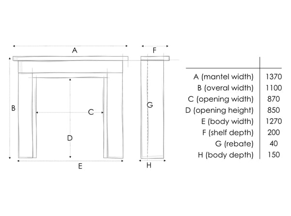 Woodford Portuguese Limestone Sutton Fireplace Surround
