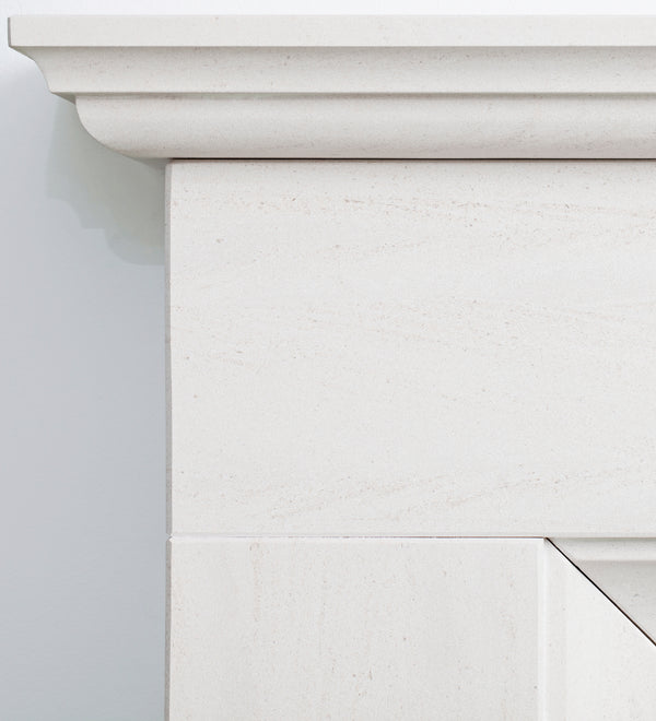 Woodford Portuguese Limestone Bamford Fireplace Surround