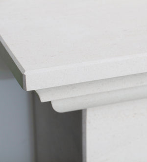 Woodford Portuguese Limestone Bamford Fireplace Surround