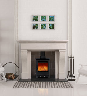 Woodford Portuguese Limestone Brittany Fireplace Surround