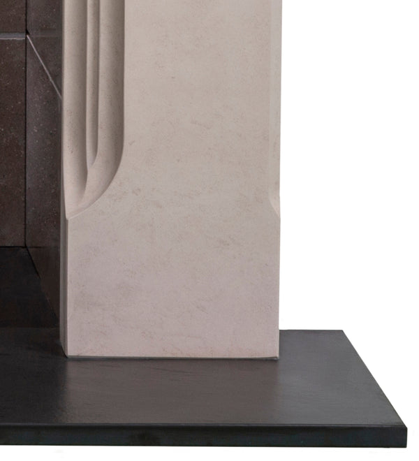 Woodford Portuguese Limestone Chester Fireplace Surround