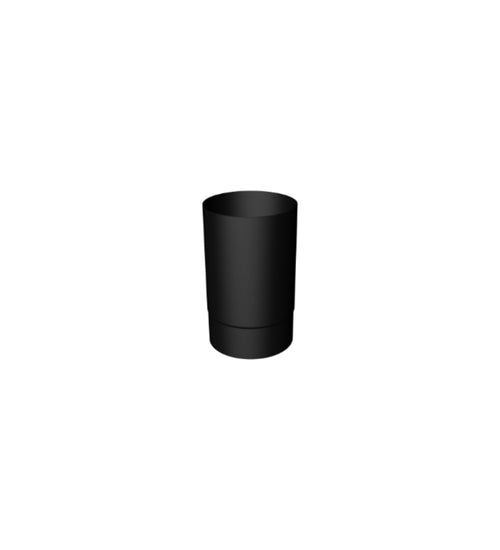 Matt Black Straight Stove Pipe, 5” Inch | DuraFlue
