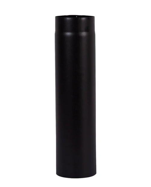 Matt Black Straight Stove Pipe, 5” Inch | Carron