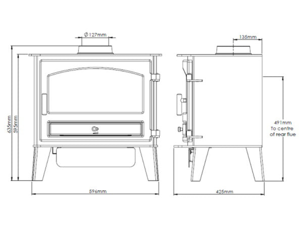 Woodford Stockport 6 Natural Gas Stove