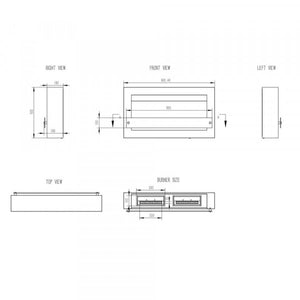 Henley Stoves, Oslo 900 Bio-Ethanol Stove